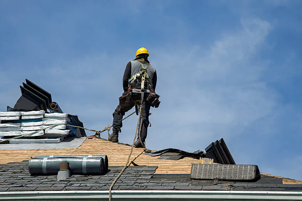 Professional Storm Damage Roof Repair technician working in Fayette, IA